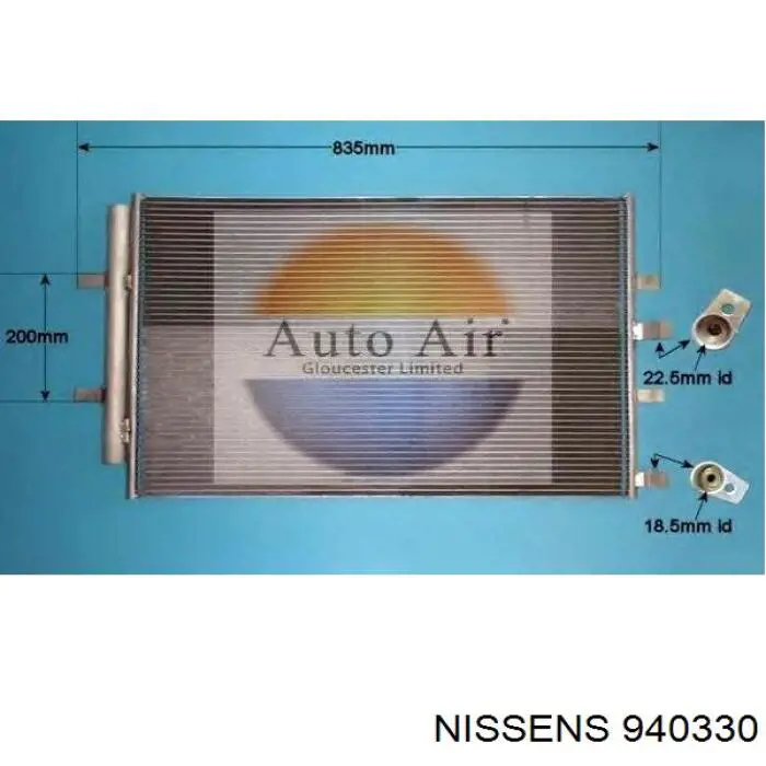 Comprar 940330 Nissens Condensador de aire acondicionado