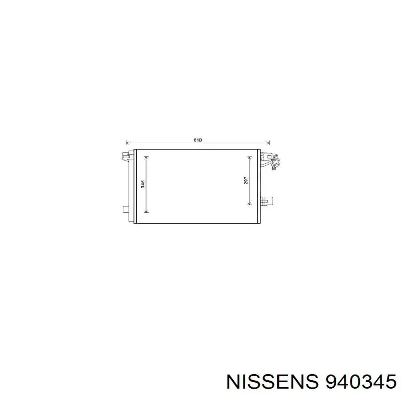 Comprar 940345 Nissens Condensador de aire acondicionado