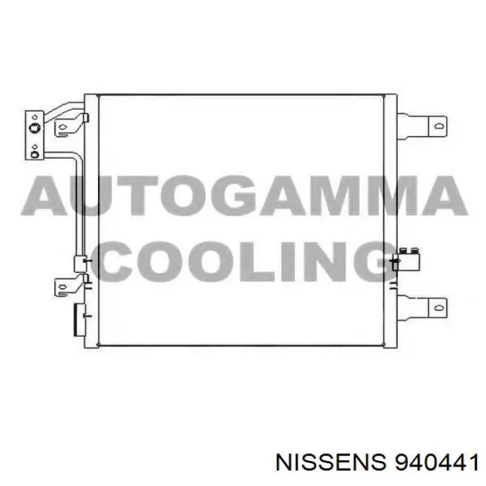 350565 NRF Radiador de aire acondicionado