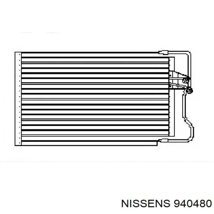 940480 Nissens condensador aire acondicionado