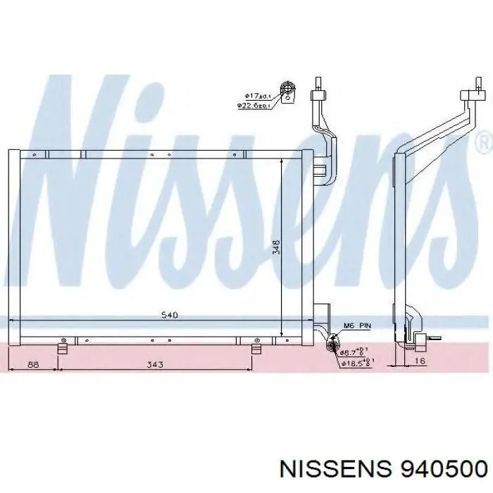 Condensador Ford AV1119972CC