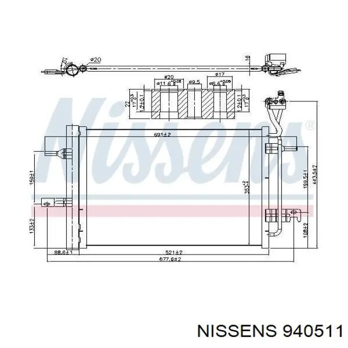 940511 Nissens condensador aire acondicionado