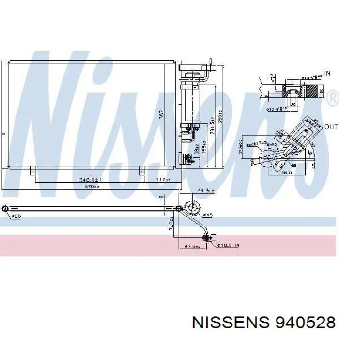 Condensador aire acondicionado AC21000S Mahle Original