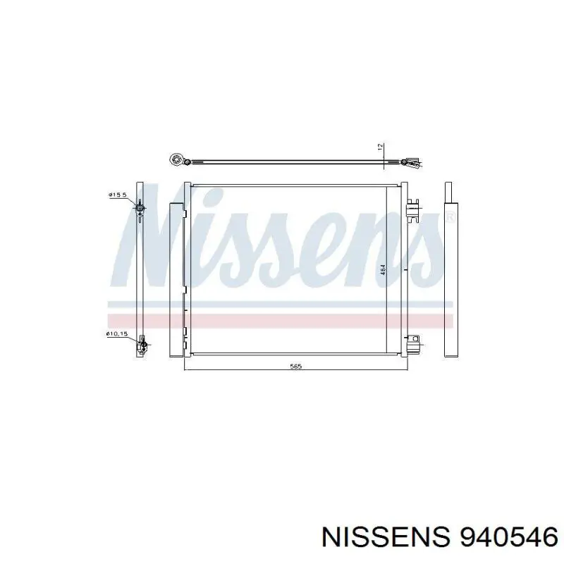 Comprar 940546 Nissens Condensador de aire acondicionado