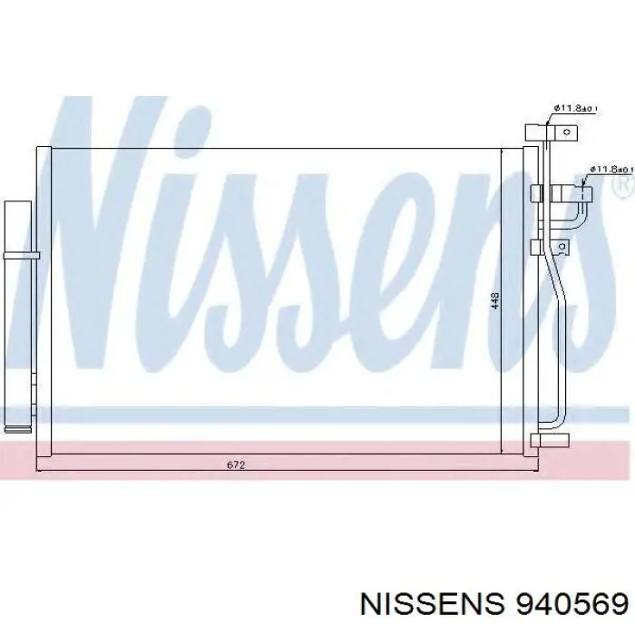 Comprar 940569 Nissens Condensador de aire acondicionado