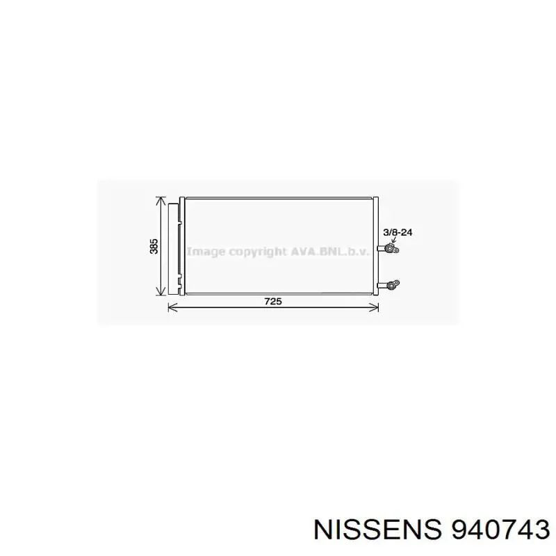 Condensador aire acondicionado 32252577 Volvo