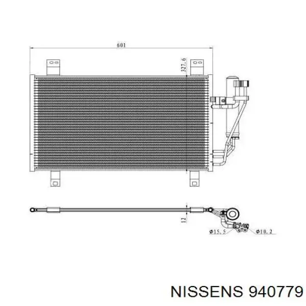 940779 Nissens condensador aire acondicionado