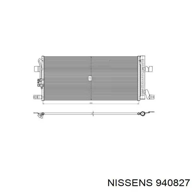 940827 Nissens condensador aire acondicionado