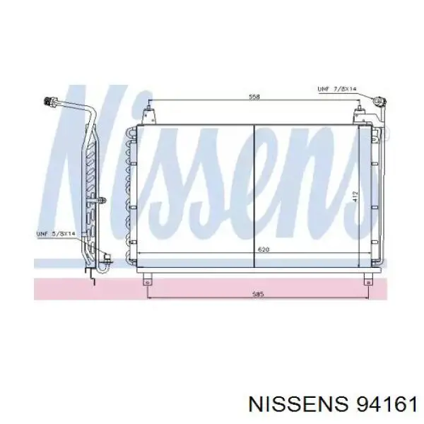 Comprar A126830287064 Mercedes Condensador de aire acondicionado