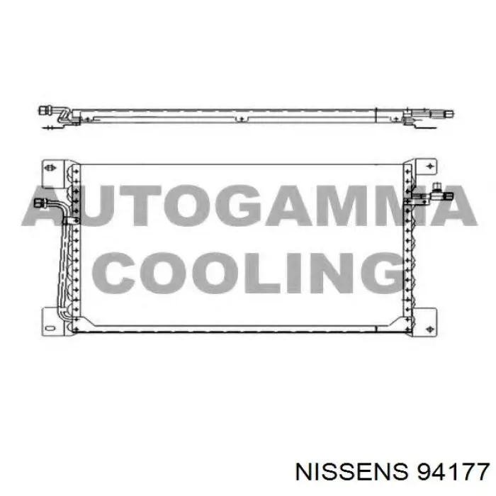 94177 Nissens condensador aire acondicionado