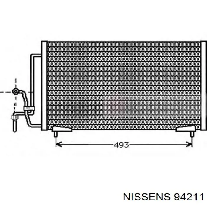 94211 Nissens condensador aire acondicionado