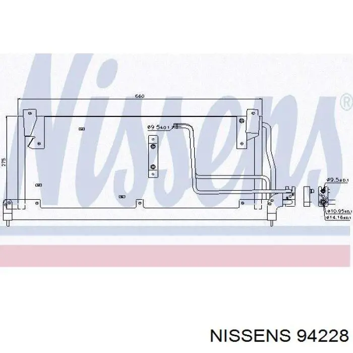 Condensador Nissens 94228