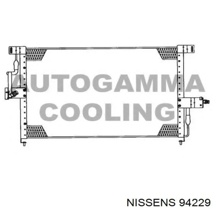 94229 Nissens Radiador de aire acondicionado