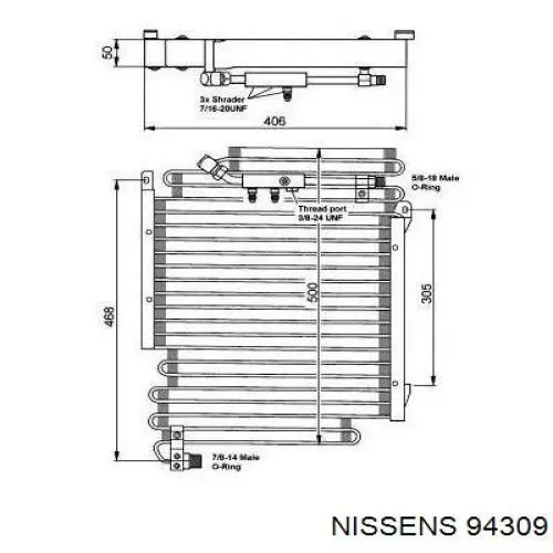 Comprar Condensador aire acondicionado Audi 80 B3 89, 89Q, 8A