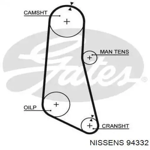 94332 Nissens condensador aire acondicionado