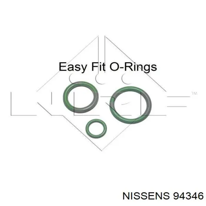 94346 Nissens condensador aire acondicionado