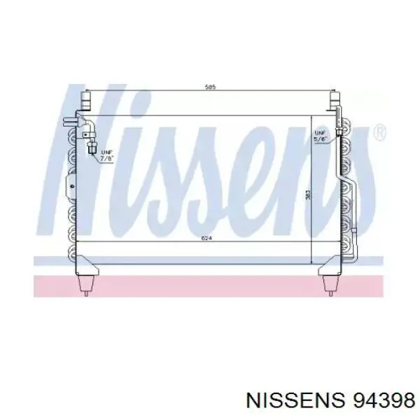 Comprar 1268302170 Mercedes Condensador de aire acondicionado
