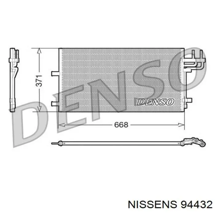 Aire acondicionado capacitor Nissens 94432 precio, desde 60,80 EUR