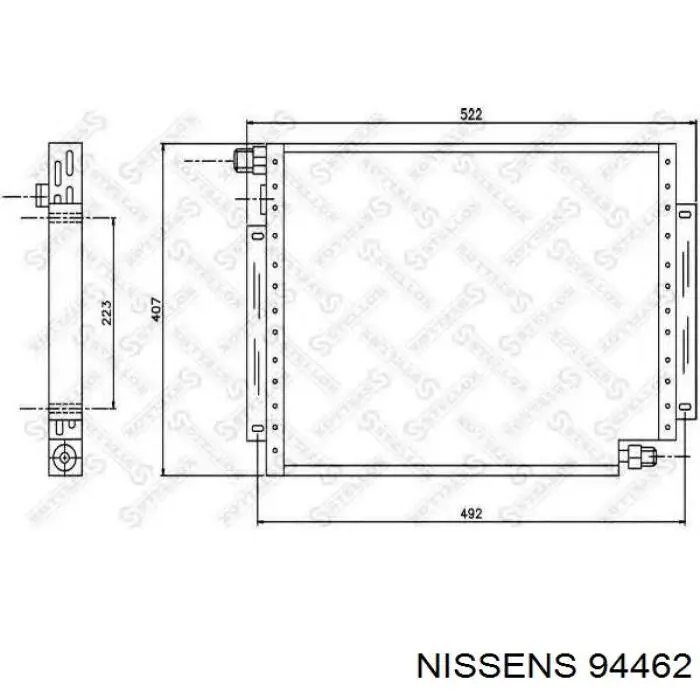 94462 Nissens condensador aire acondicionado