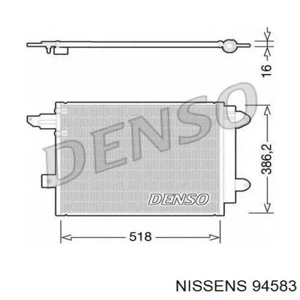 Condensador Nissens 94583