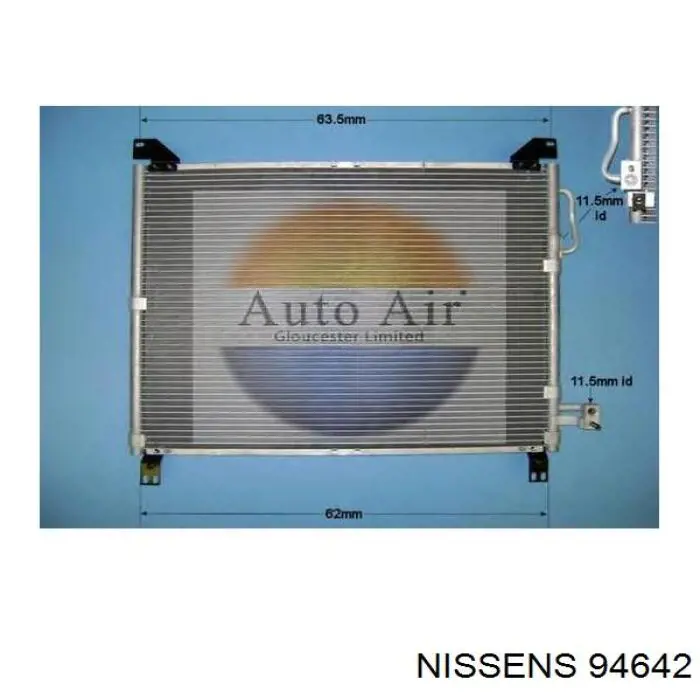 Comprar 94642 Nissens Condensador de aire acondicionado