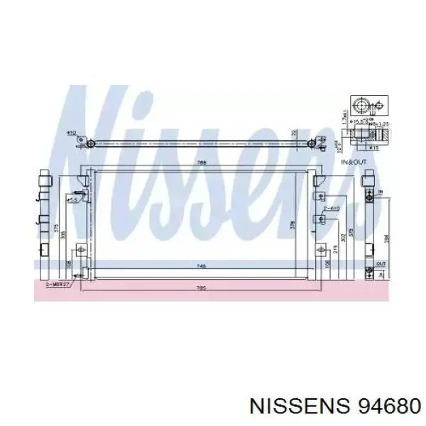 35296 NRF Radiador de aire acondicionado