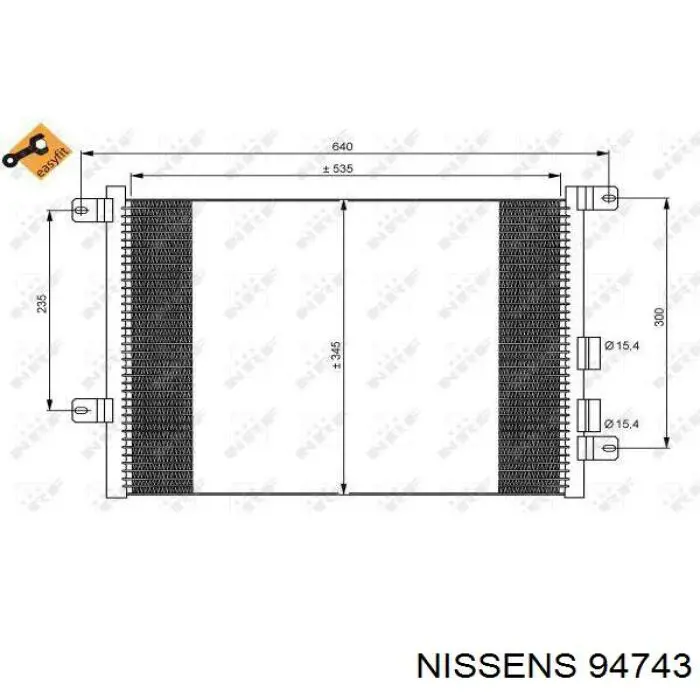 Comprar 300278 ACR Condensador de aire acondicionado