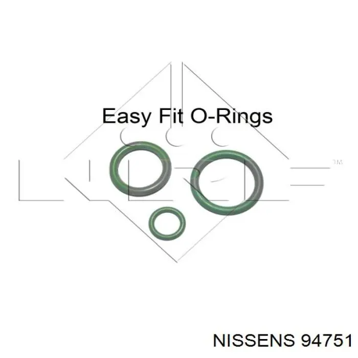 Condensador aire acondicionado 94751 Nissens