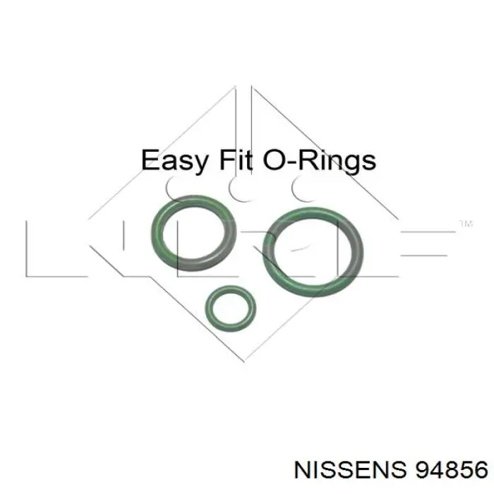 Condensador aire acondicionado 94856 Nissens