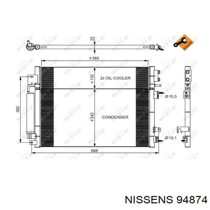 CCSCH005 NTY condensador aire acondicionado