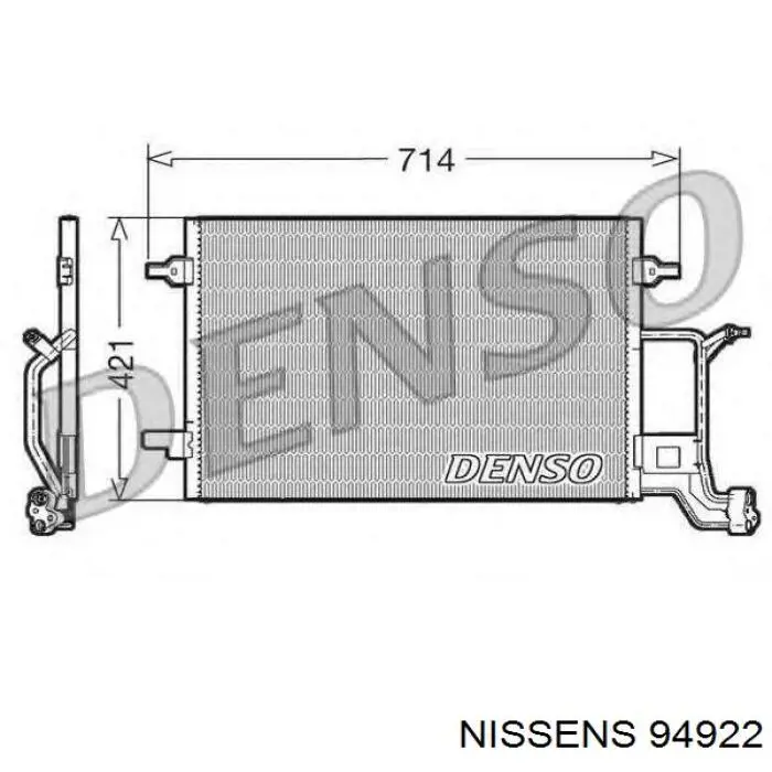 94922 Nissens condensador aire acondicionado