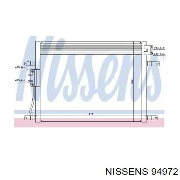 Aire acondicionado capacitor Nissens 94972 precio, desde 106,92 EUR