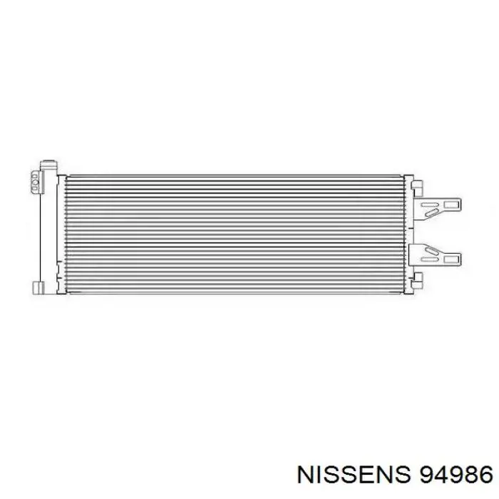 Comprar 94986 Nissens Condensador de aire acondicionado