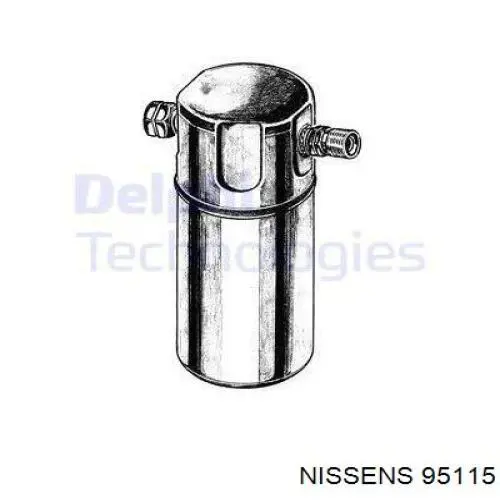 Filtro deshidratador aire acondicionado Nissens 95115 precio, desde 29,55 EUR