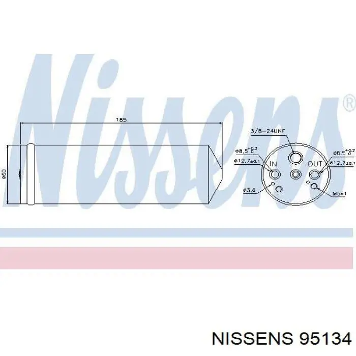 95134 Nissens filtro deshidratador