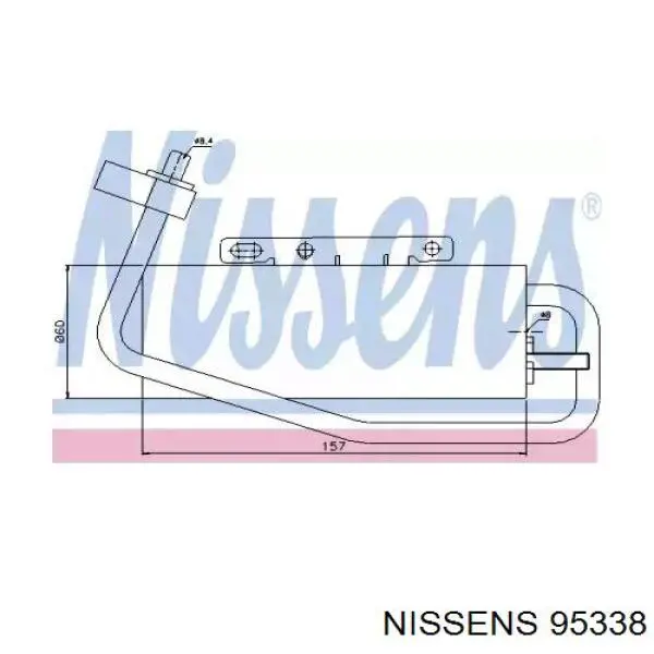 95338 Nissens filtro deshidratador