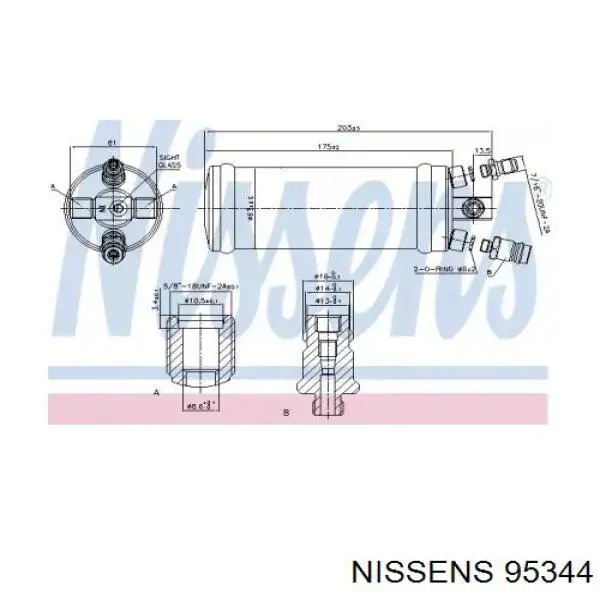 260977 Cargo receptor-secador del aire acondicionado