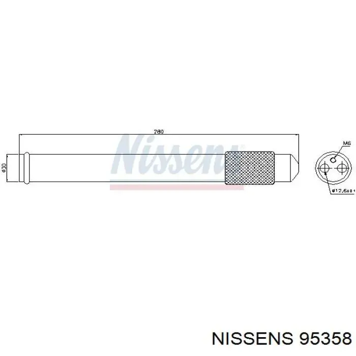 Filtro deshidratador aire acondicionado Nissens 95358 precio, desde 22,01 EUR