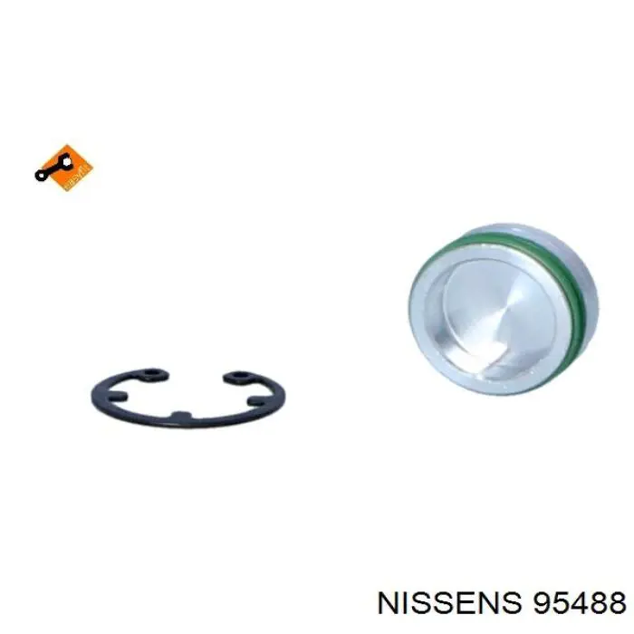 95488 Nissens receptor-secador del aire acondicionado