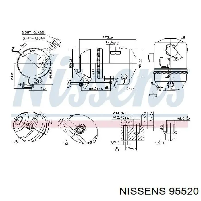 95520 Nissens filtro deshidratador