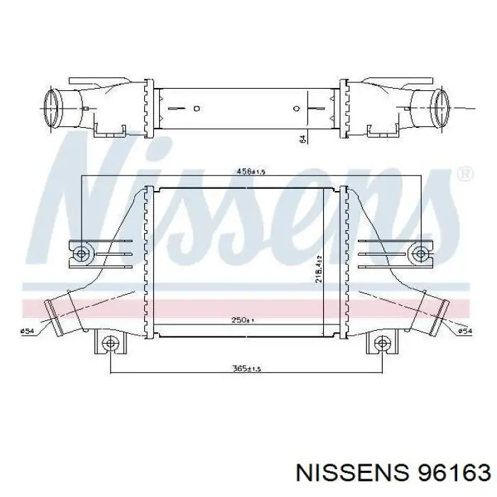 Intercooler 818638 VALEO