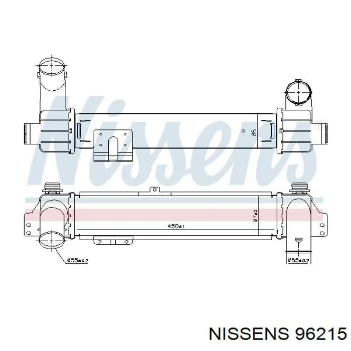 96215 Nissens intercooler