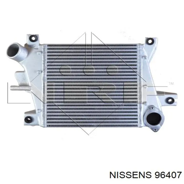 96407 Nissens radiador de aire de admisión