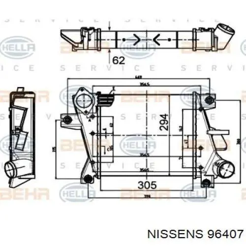 Radiador de aire de admisión Mahle Original CI507000S precio, desde 227,82 EUR