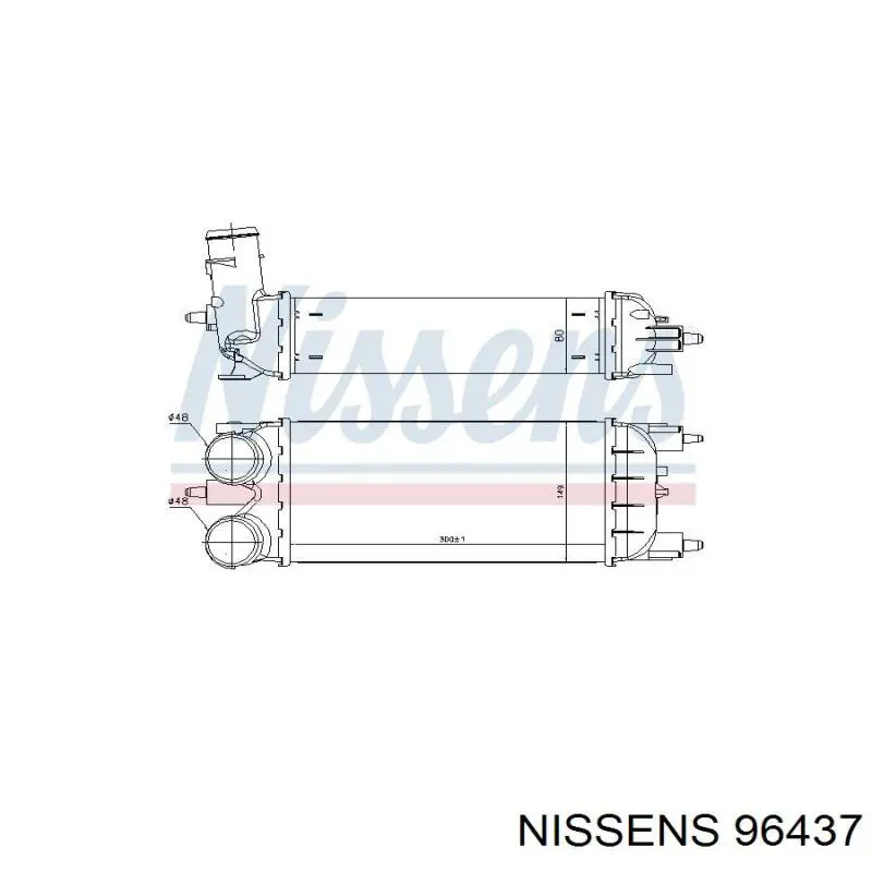 96437 Nissens intercooler