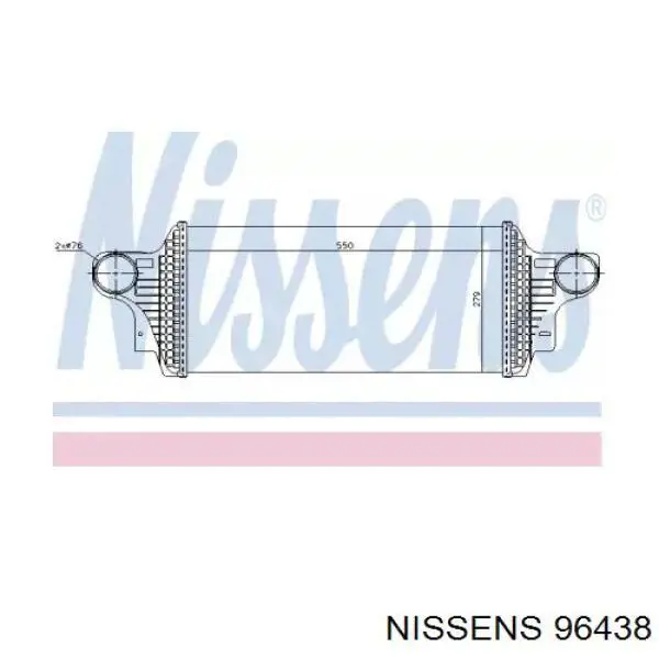 96438 Nissens intercooler