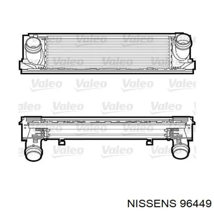 96449 Nissens intercooler