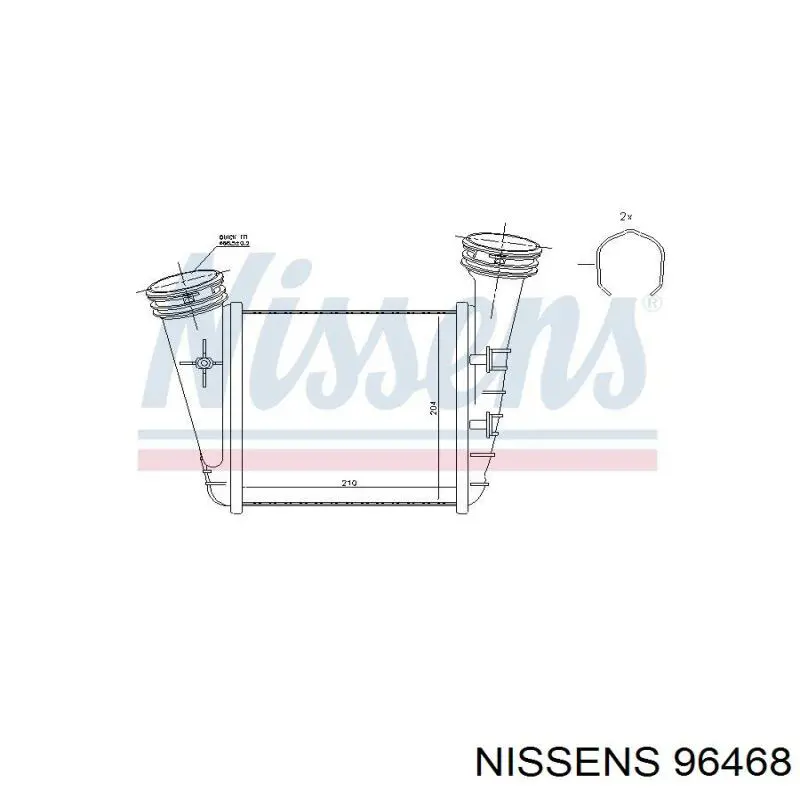 309051 NRF intercooler