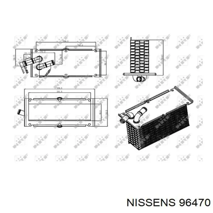 96470 Nissens intercooler