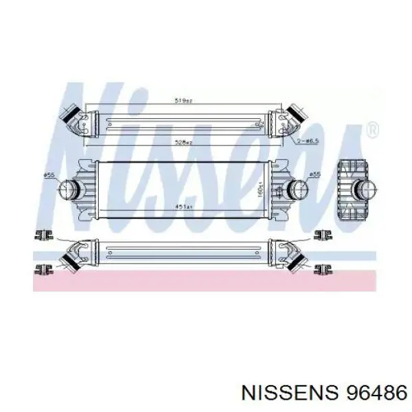 Intercooler CC119L440AE Ford